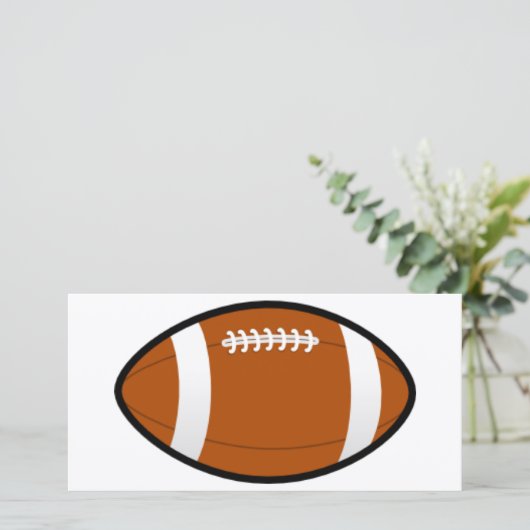 Customizable Football Photocards (Standing Front)