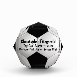 Customizable Football Soccer Ball Award