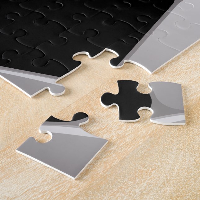 Customizable Football Soccer Ball Jigsaw Puzzle (Side)