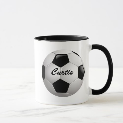 Customizable Football Soccer Ball Mug