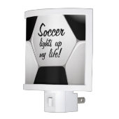 Customizable Football Soccer Ball Night Light (Left)