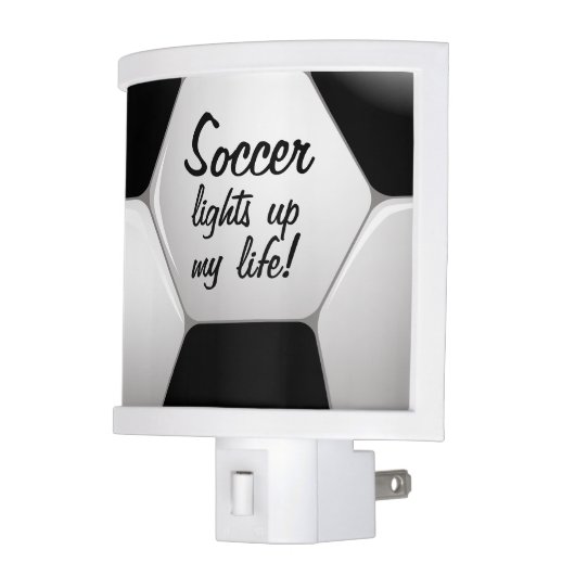 Customizable Football Soccer Ball Night Light (Left)