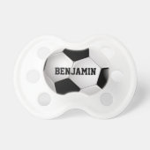 Customizable Football Soccer Ball Pacifier (Front)