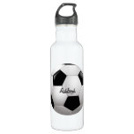 Customizable Football Soccer Ball Water Bottle at Zazzle