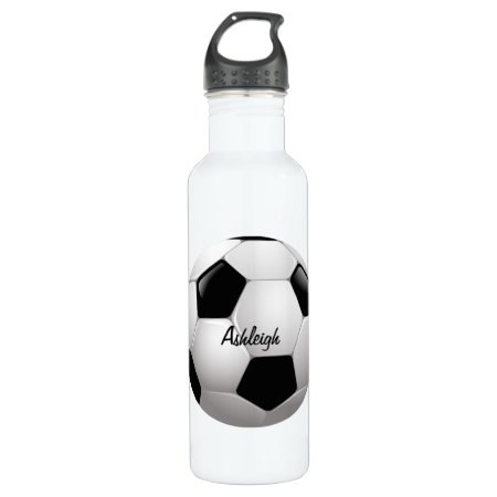 Customizable Football Soccer Ball Water Bottle