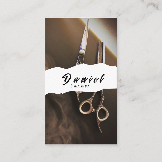 Customizable for Hairdressers and Barbers  Business Card (Front)