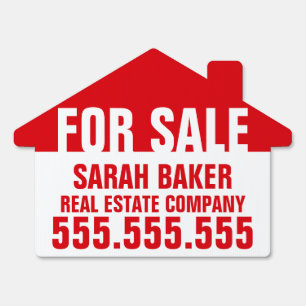 Customizable For Sale Directional Real Estate Sign