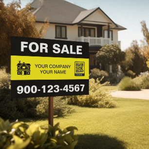 Customizable For Sale Real Estate Selling Signage