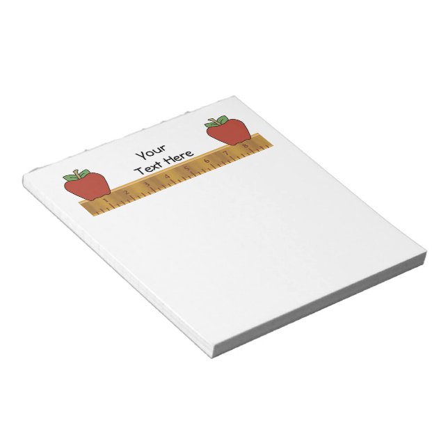 Customizable For Teacher Notepad (Angled)