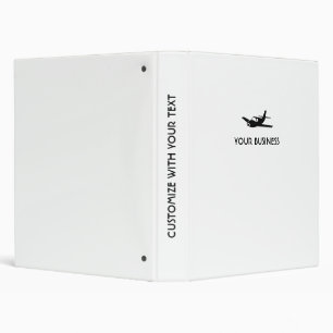 Customizable for the love of flying plane binder