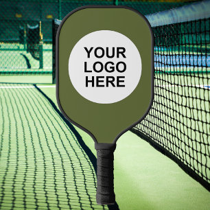 Customizable Forest Green Add Your Logo Pickleball Paddle