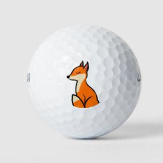 Customizable Fox Golf Balls