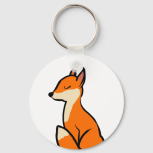 Customizable Fox Keychain