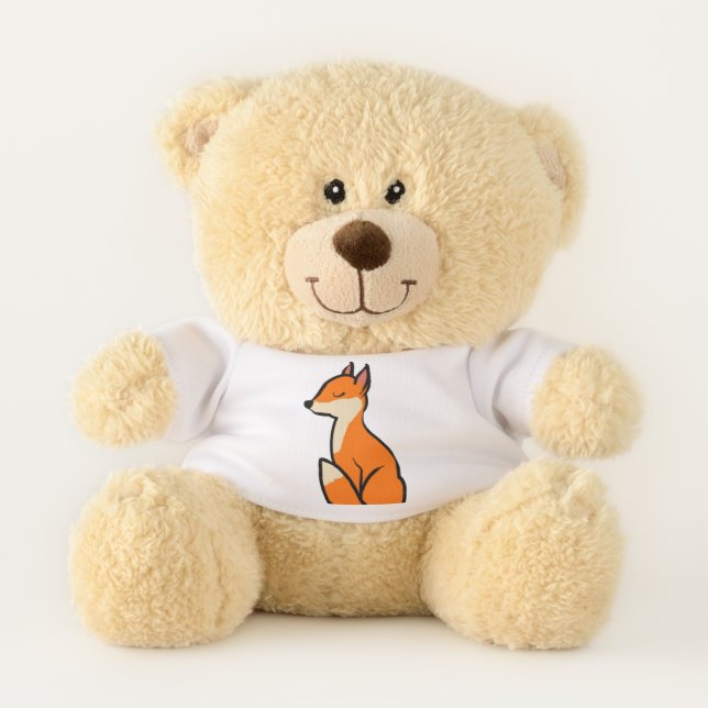 Customizable Fox Teddy Bear (Front)