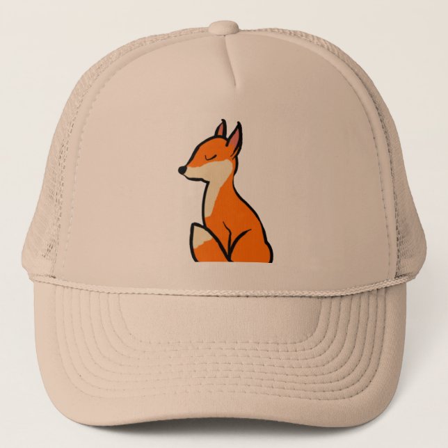 Customizable Fox Trucker Hat (Front)
