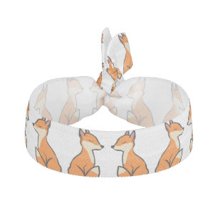 Customizable Foxes Elastic Hair Tie