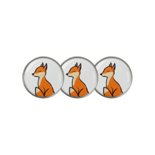 Customizable Foxes Golf Ball Marker