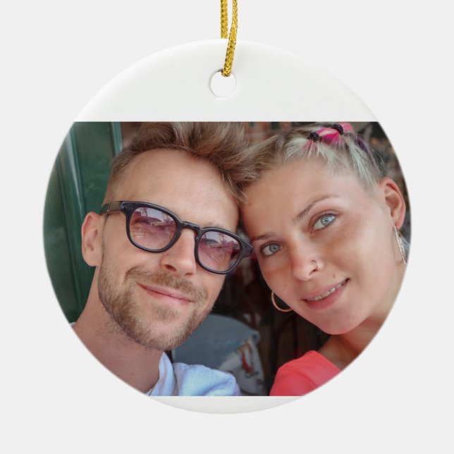 Customizable Framed Ornament Family Memories (Front)