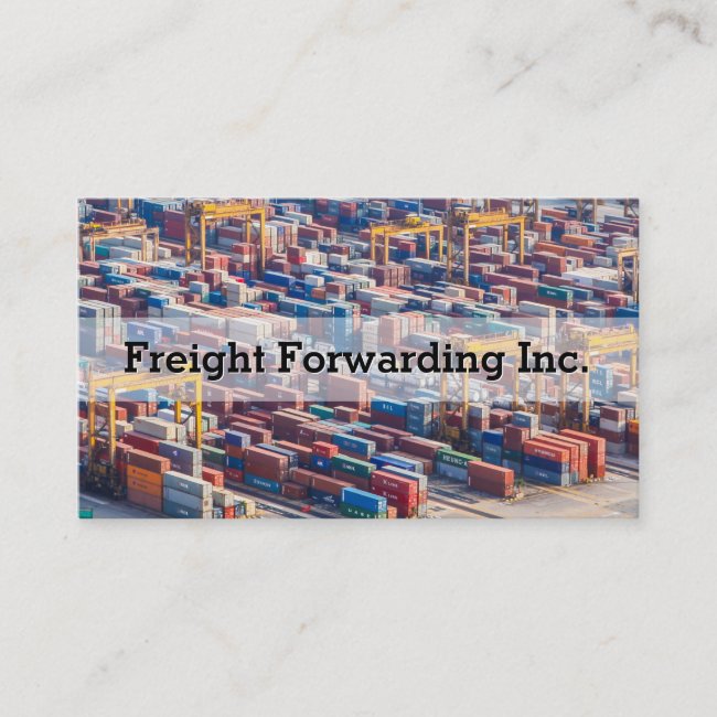 Customizable Freight Transport Container