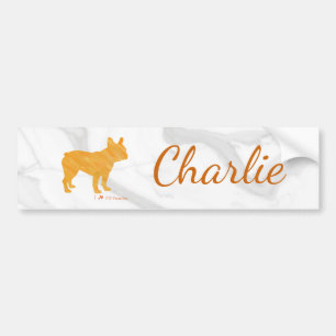 Customizable French Bulldog pastel Frenchie Bumper Sticker