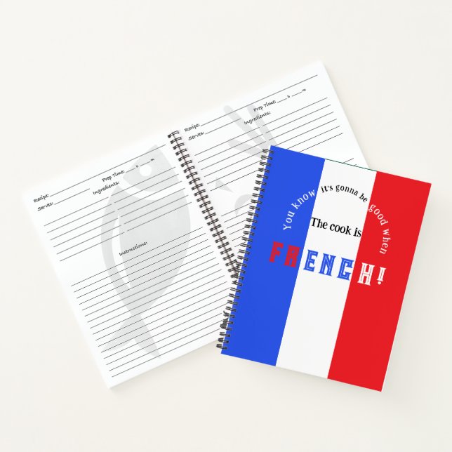 Customizable French Recipe Book (Inside)