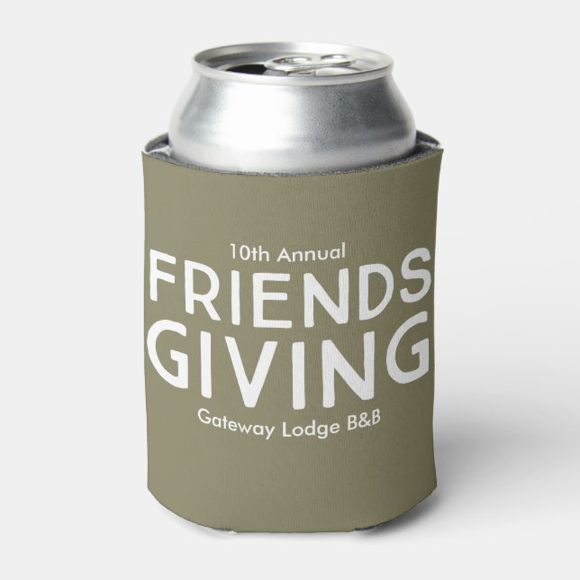 Customizable Friendsgiving Can Cooler (Can Front)