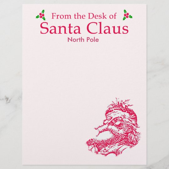 Customizable From the Desk of Santa Claus