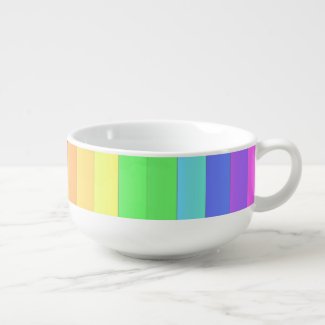 Customizable Fun Elegant Colorful Rainbow Stripes