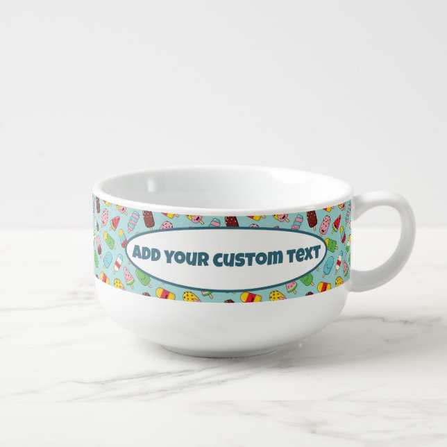 Customizable Fun Ice Cream Bowl (Left)