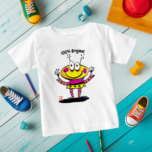 Customizable Funny Alien Kids T-Shirt