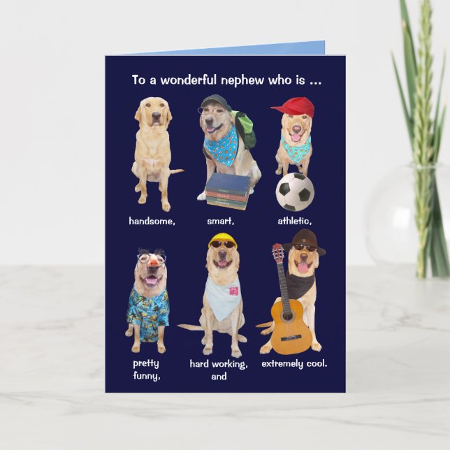 Customizable Funny Birthday for Male Card (Front)