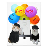 Cat Party Invitations - The Best Of Invitations