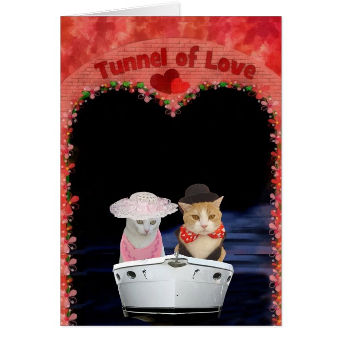 Customizable Funny Cats Greeting Card