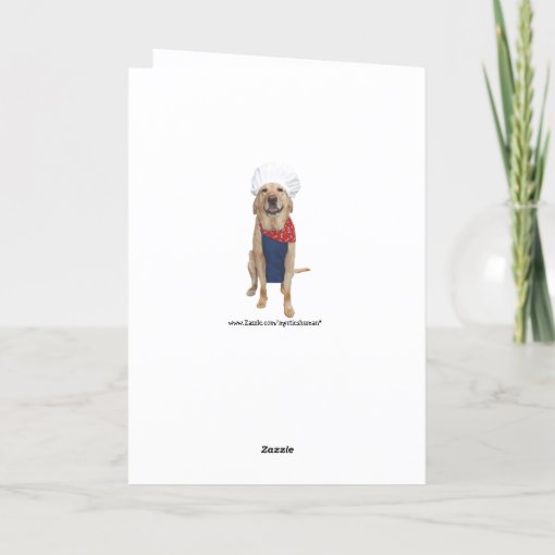 Customizable Funny Dog/Yellow Lab Father's Day Card | Zazzle