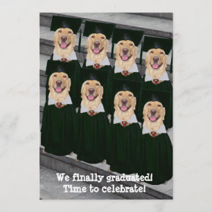 Customizable Funny Graduation Party Invitation