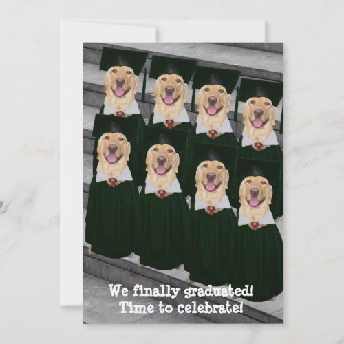 Customizable Funny Graduation Party Invitation