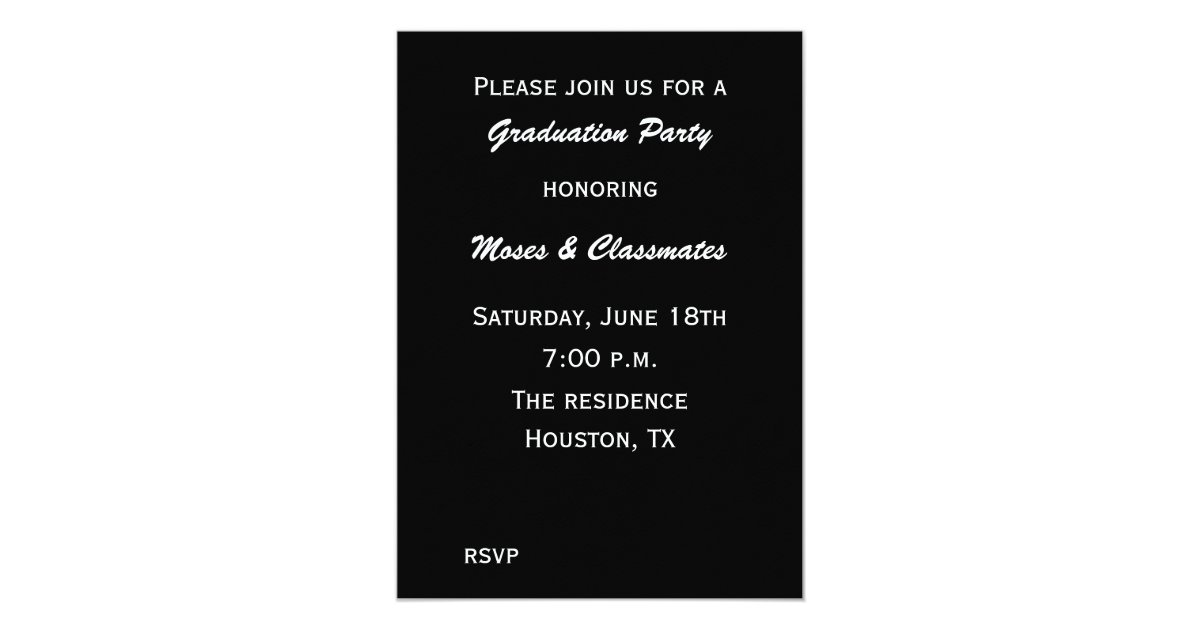 Fun Graduation Invitations Funny Graduation Party Invitation Template – BYNSFK