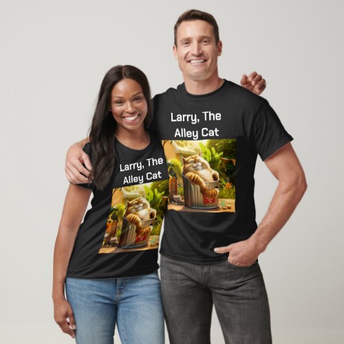 Customizable Funny Larry The Ally Cat T_Shirt