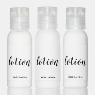 Customizable Funny Literal Word Hand Lotion
