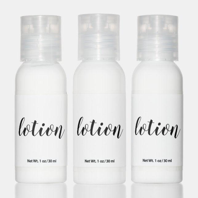 Customizable Funny Literal Word Hand Lotion (Set)