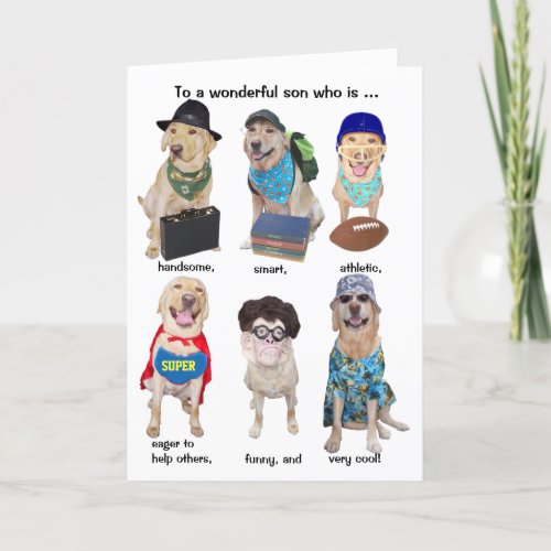 Customizable Funny Male Relative Card