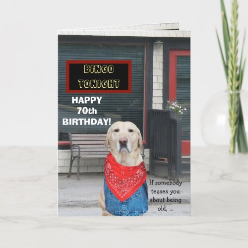 Customizable Funny Old_Timer Dog Card