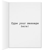 Customizable funny stegosaurus card (Inside (Right))