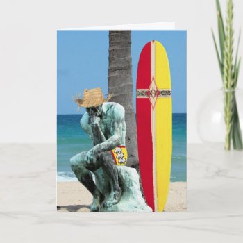 Customizable Funny Thinking Of You Card by myrtieshuman at Zazzle
