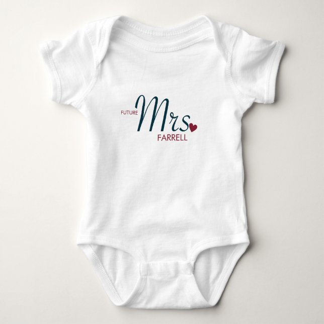 Customizable Future Mrs.T-Shirt T-Shirt (Front)