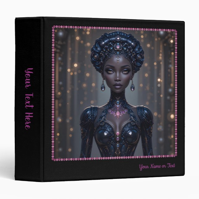 Customizable Futurepunk Diva Binder (Front/Spine)
