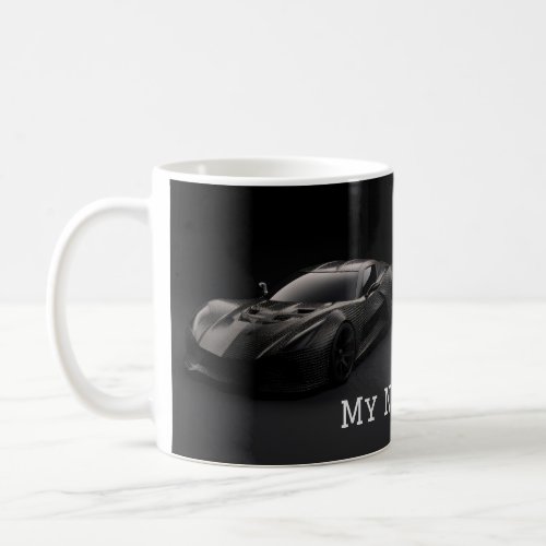 Customizable Futuristic Sports Car Coffee Mug