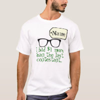Customizable Game Show Contestant T-Shirt