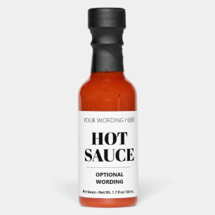 Customizable Generic Hot Sauce HS001