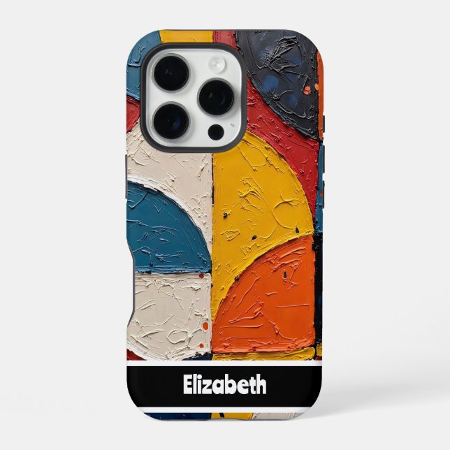 Customizable Geometric Abstract Phone Cover (Back)